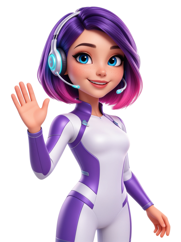 Lisa winkt